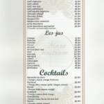 Menu Mareno strum Agadir June 2023 300318